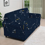 Constellation Sky Map Print Sofa Cover