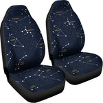 Constellation Sky Map Print Universal Fit Car Seat Covers