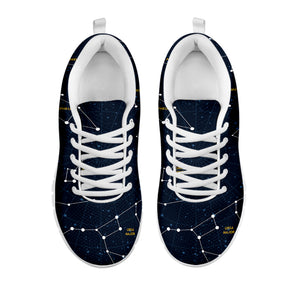 Constellation Sky Map Print White Sneakers