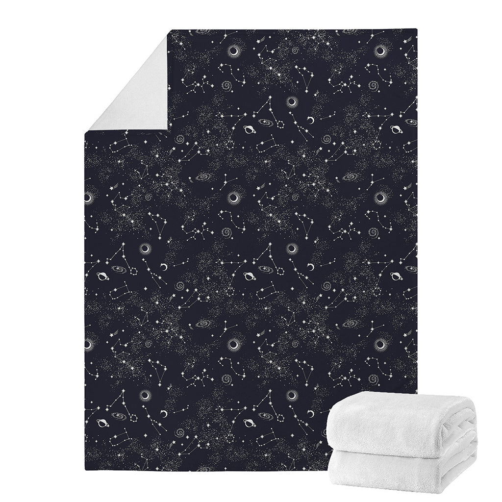 Constellation Space Pattern Print Blanket