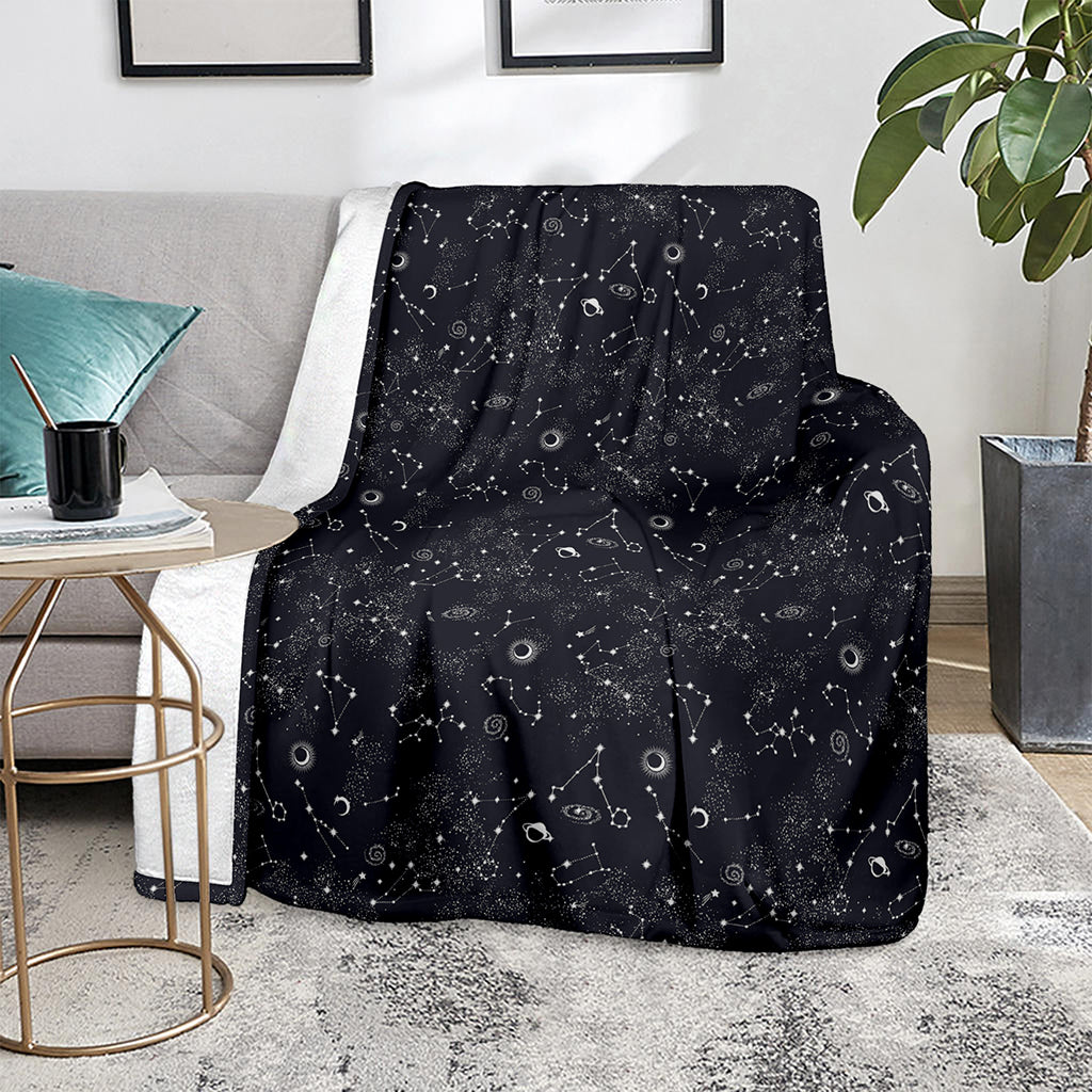 Constellation Space Pattern Print Blanket