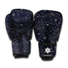 Constellation Space Pattern Print Boxing Gloves