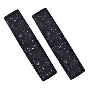 Constellation Space Pattern Print Car Seat Belt Covers