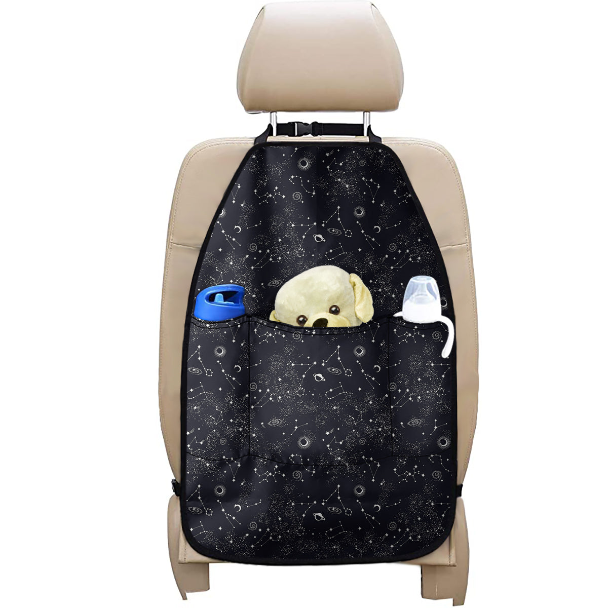 Constellation Space Pattern Print Car Seat Organizers
