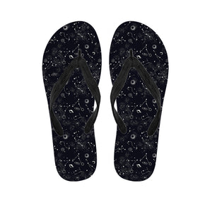 Constellation Space Pattern Print Flip Flops