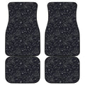 Constellation Space Pattern Print Front and Back Car Floor Mats