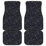 Constellation Space Pattern Print Front and Back Car Floor Mats