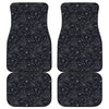 Constellation Space Pattern Print Front and Back Car Floor Mats