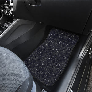 Constellation Space Pattern Print Front and Back Car Floor Mats