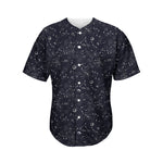 Constellation Space Pattern Print Men's Baseball Jersey