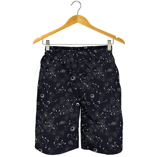 Constellation Space Pattern Print Men's Shorts
