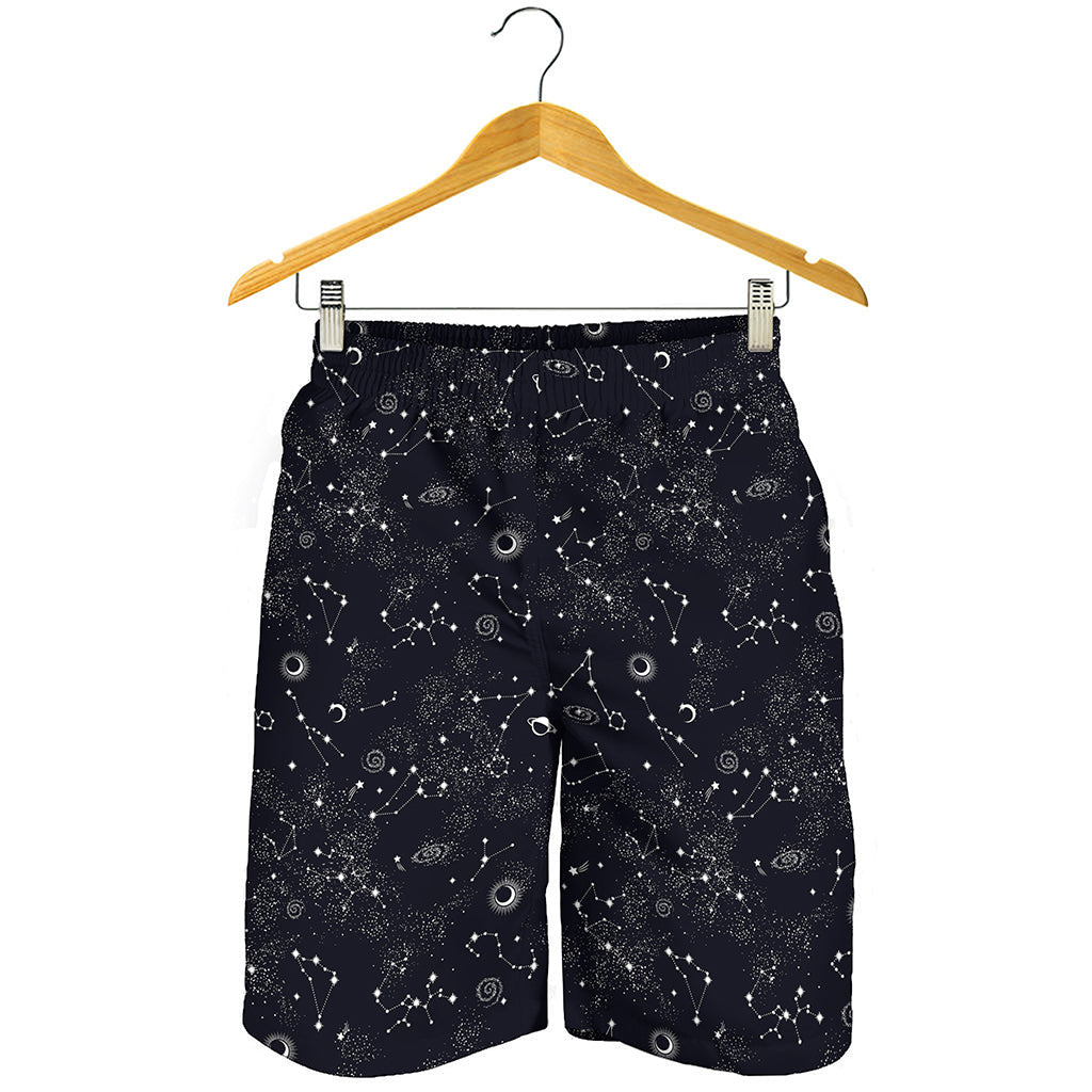 Constellation Space Pattern Print Men's Shorts