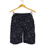 Constellation Space Pattern Print Men's Shorts