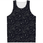 Constellation Space Pattern Print Men's Tank Top