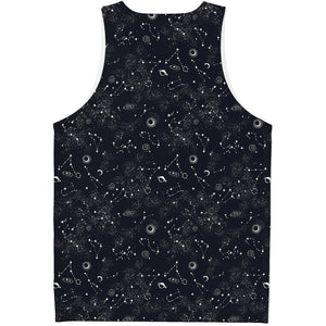 Constellation Space Pattern Print Men's Tank Top