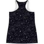Constellation Space Pattern Print Women's Racerback Tank Top