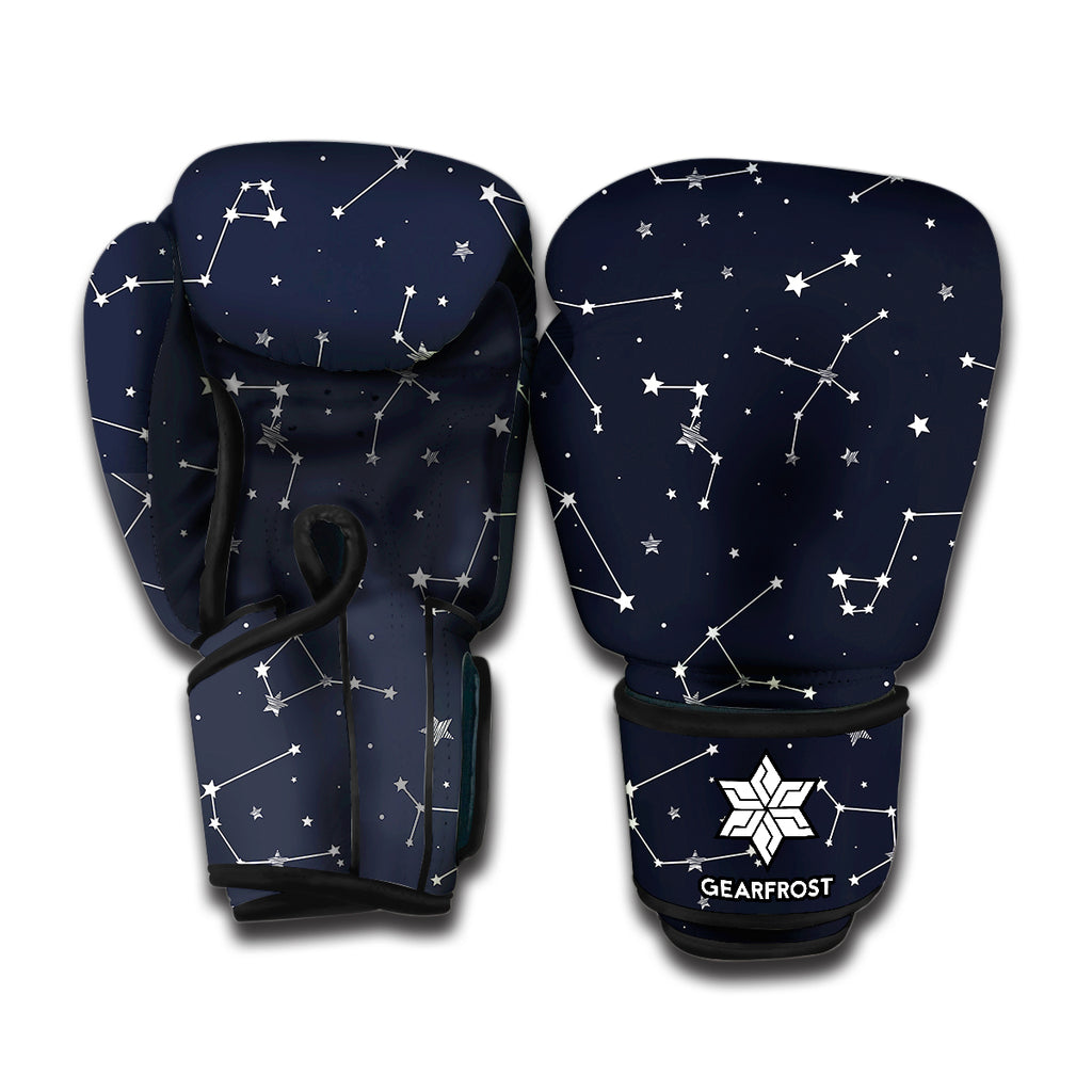 Constellation Stars Pattern Print Boxing Gloves