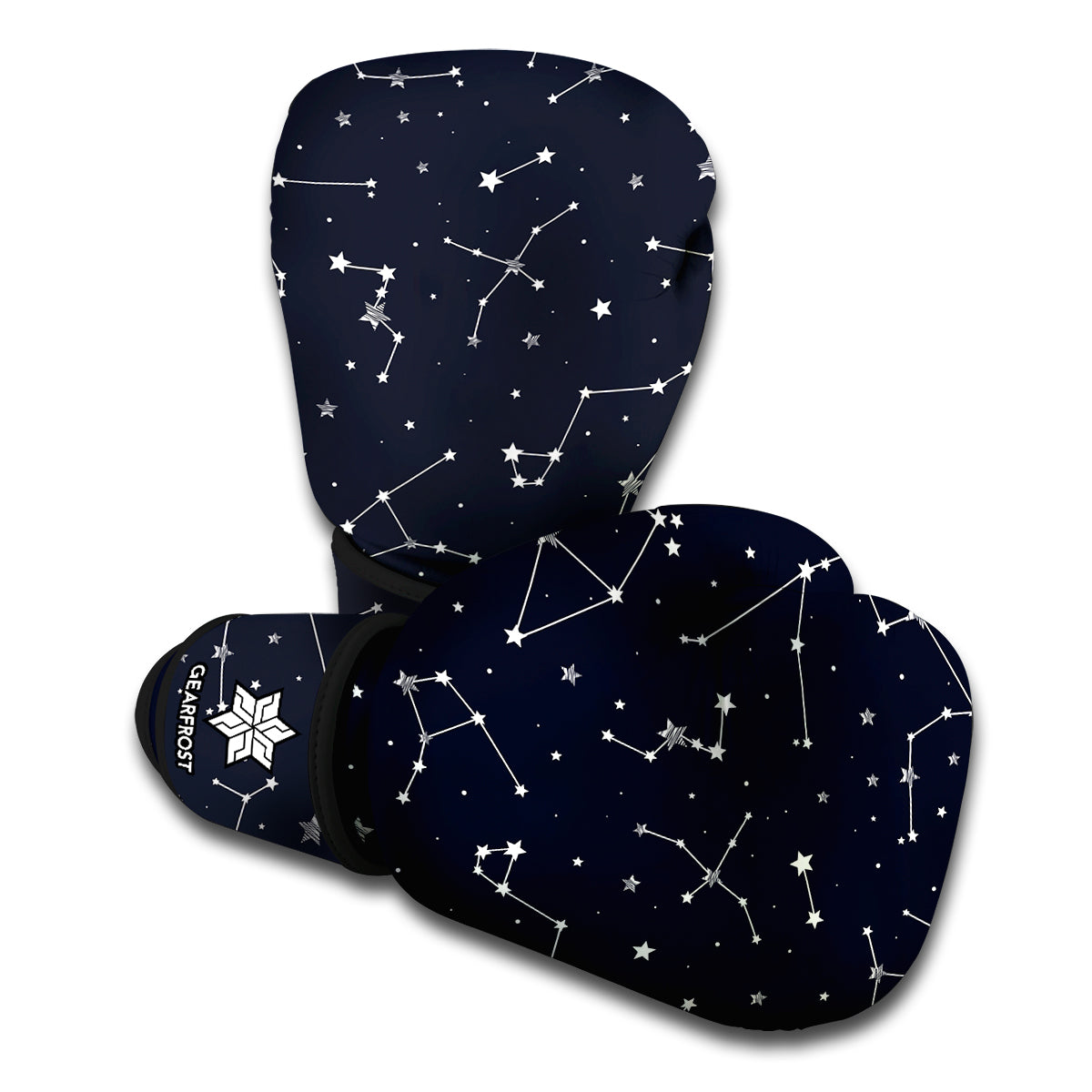 Constellation Stars Pattern Print Boxing Gloves