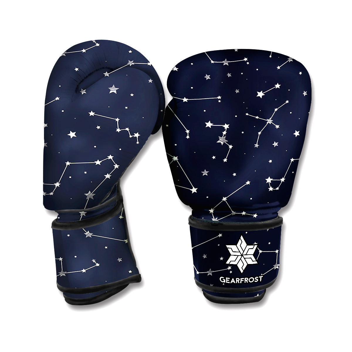 Constellation Stars Pattern Print Boxing Gloves