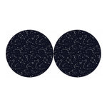 Constellation Stars Pattern Print Car Coasters