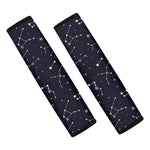 Constellation Stars Pattern Print Car Seat Belt Covers