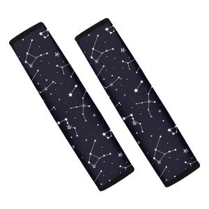 Constellation Stars Pattern Print Car Seat Belt Covers