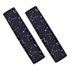 Constellation Stars Pattern Print Car Seat Belt Covers