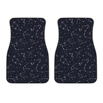 Constellation Stars Pattern Print Front Car Floor Mats