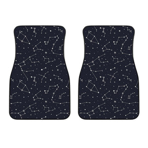 Constellation Stars Pattern Print Front Car Floor Mats