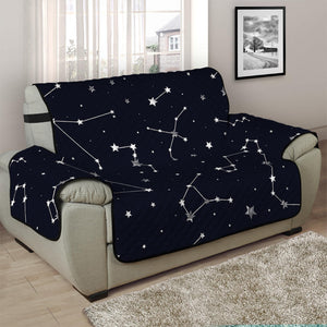 Constellation Stars Pattern Print Half Sofa Protector