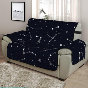 Constellation Stars Pattern Print Half Sofa Protector