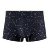 Constellation Stars Pattern Print Men's Boxer Briefs