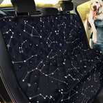 Constellation Stars Pattern Print Pet Car Back Seat Cover