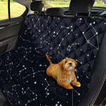 Constellation Stars Pattern Print Pet Car Back Seat Cover