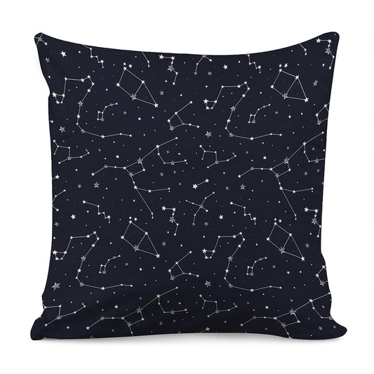 Constellation Stars Pattern Print Pillow Cover