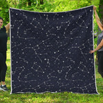 Constellation Stars Pattern Print Quilt