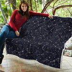 Constellation Stars Pattern Print Quilt