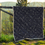 Constellation Stars Pattern Print Quilt