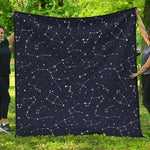 Constellation Stars Pattern Print Quilt