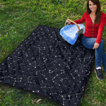 Constellation Stars Pattern Print Quilt