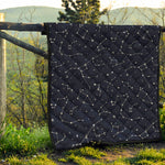 Constellation Stars Pattern Print Quilt