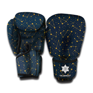 Constellation Symbols Pattern Print Boxing Gloves