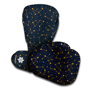 Constellation Symbols Pattern Print Boxing Gloves