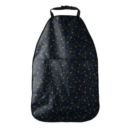 Constellation Symbols Pattern Print Car Seat Organizers