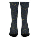 Constellation Symbols Pattern Print Crew Socks