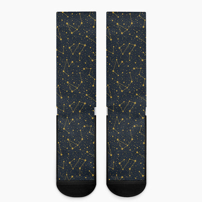 Constellation Symbols Pattern Print Crew Socks