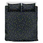 Constellation Symbols Pattern Print Duvet Cover Bedding Set