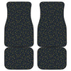 Constellation Symbols Pattern Print Front and Back Car Floor Mats