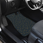 Constellation Symbols Pattern Print Front and Back Car Floor Mats