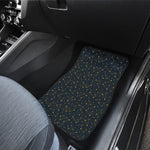 Constellation Symbols Pattern Print Front and Back Car Floor Mats